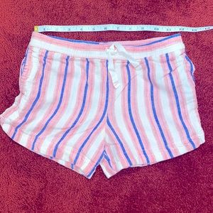 Carters size 8 girls stripped shorts